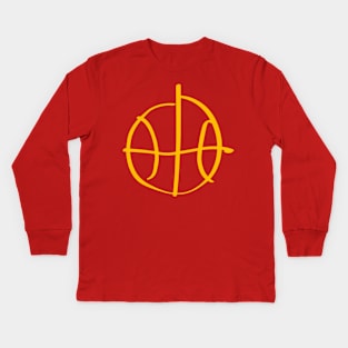 Basket ball Kids Long Sleeve T-Shirt